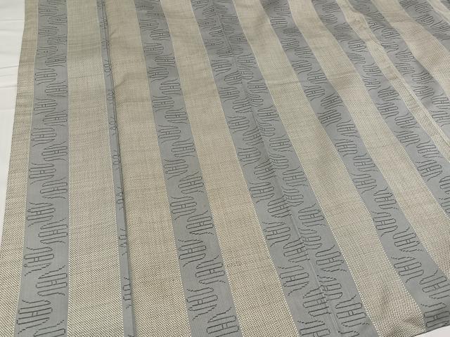 平和屋着物●本場大島紬 一元7マルキ 間道 正絹 逸品 AABC6843ph
