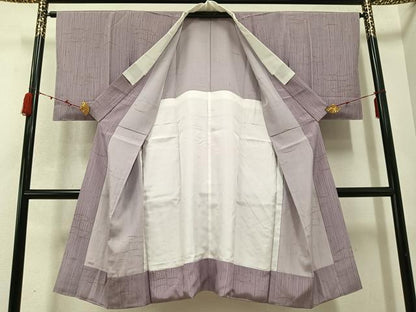 平和屋着物●長襦袢 無双仕立て 露芝文 正絹 逸品 未使用 AABC6851ph