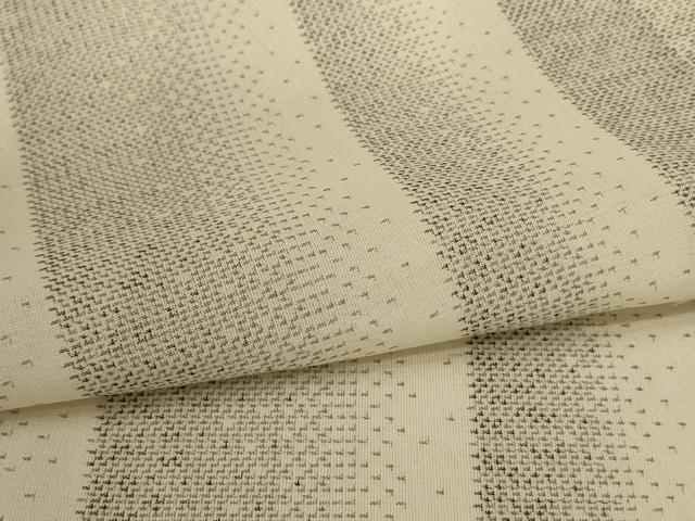 平和屋着物＊夏物 本場大島紬 白大島 夏大島 縞 正絹 逸品 AABC6886jd