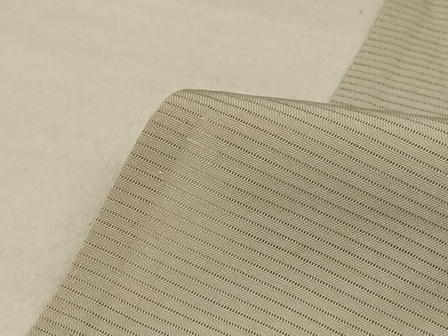 平和屋着物＊夏物 色無地 絽 白橡色 高島屋扱い 正絹 逸品 AABC6893jd