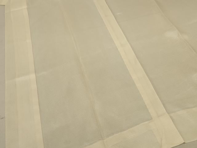 平和屋着物＊夏物 長襦袢 絽 鳥の子色 正絹 逸品 AABC6895jd