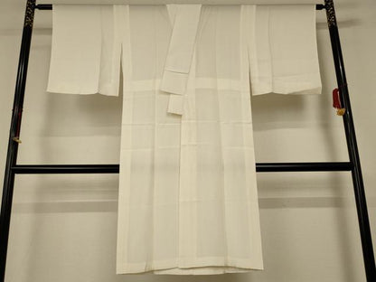 平和屋着物＊夏物 長襦袢 絽 鳥の子色 正絹 逸品 AABC6896jd
