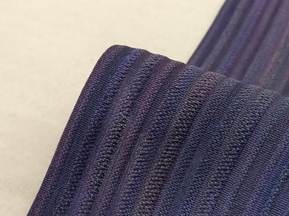 平和屋着物▽上質な小紋 単衣 縞 正絹 逸品 AABC6897jd