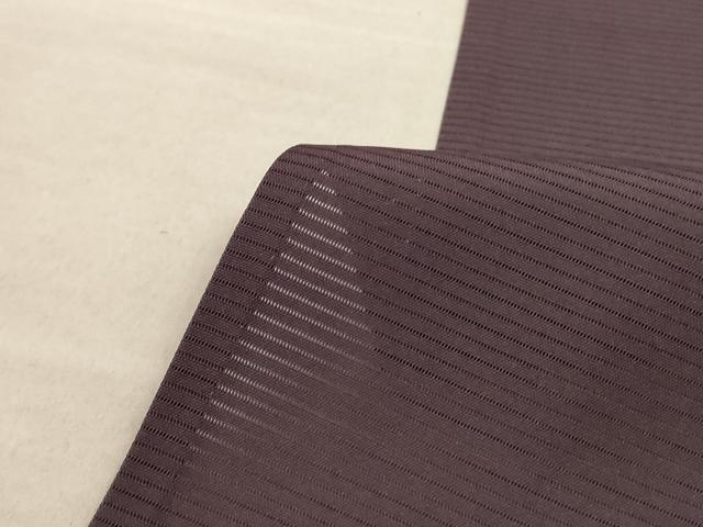 平和屋着物＊夏物 色無地 絽 葡萄鼠色 正絹 逸品 未使用 AABC6907jd