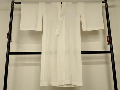 平和屋着物＊夏物 長襦袢 絽 鳥の子色 正絹 逸品 AABC6909jd