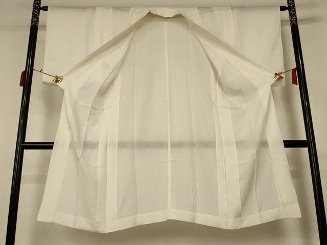 平和屋着物＊夏物 長襦袢 絽 鳥の子色 正絹 逸品 AABC6909jd