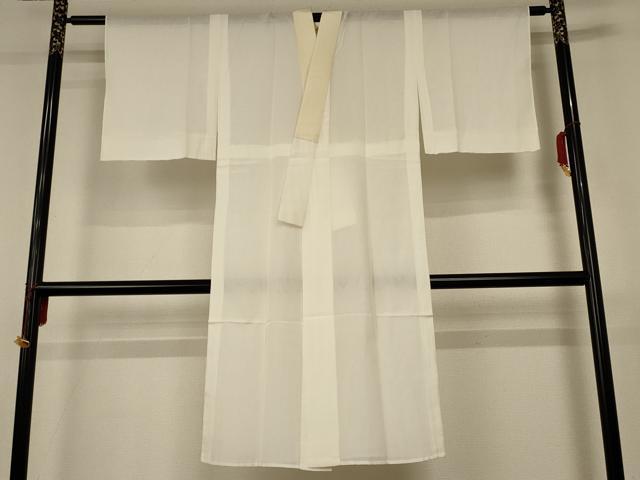 平和屋着物＊夏物 長襦袢 絽 鳥の子色 正絹 逸品 AABC6910jd