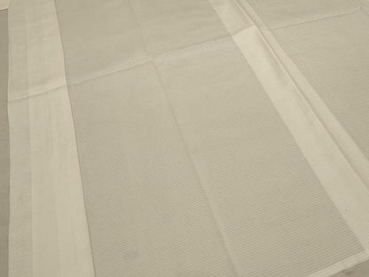 平和屋着物＊夏物 長襦袢 絽 鳥の子色 正絹 逸品 AABC6910jd