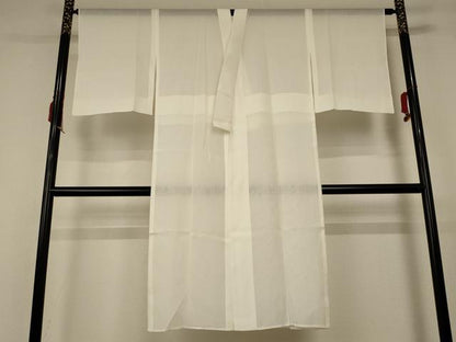 平和屋着物＊夏物 長襦袢 絽 鳥の子色 正絹 逸品 AABC6911jd