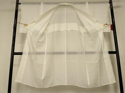 平和屋着物＊夏物 長襦袢 絽 鳥の子色 正絹 逸品 AABC6911jd