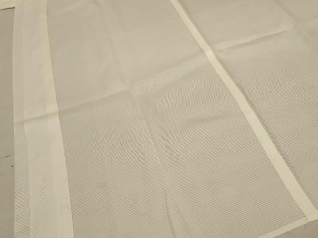 平和屋着物＊夏物 長襦袢 絽 鳥の子色 正絹 逸品 AABC6911jd