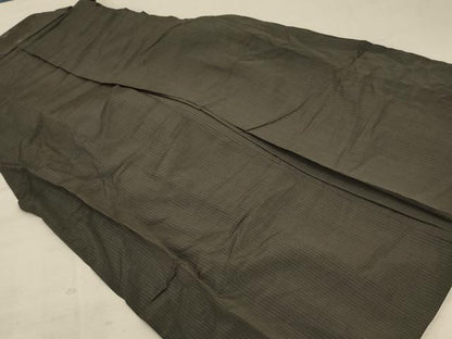 平和屋着物＊夏物 男性 行灯袴 縞 正絹 逸品 AABC6913jd