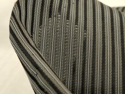 平和屋着物＊夏物 男性 行灯袴 縞 正絹 逸品 AABC6914jd