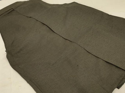 平和屋着物＊夏物　男性　馬乗り袴　藍媚茶色　正絹　逸品　AABC6915jd