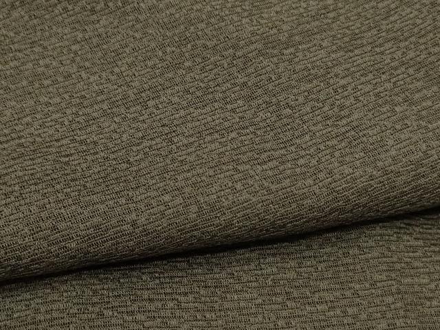 平和屋着物＊夏物　男性　馬乗り袴　藍媚茶色　正絹　逸品　AABC6915jd