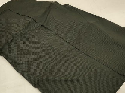 平和屋着物＊夏物 男性 行灯袴 縞 正絹 逸品 AABC6916jd
