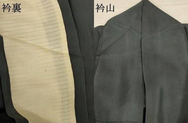平和屋着物＊夏物 色無地 絽 仙斎茶色 正絹 逸品 AABC6919jd