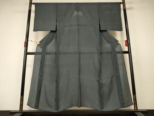 平和屋着物＊夏物 色無地 絽 仙斎茶色 正絹 逸品 AABC6919jd