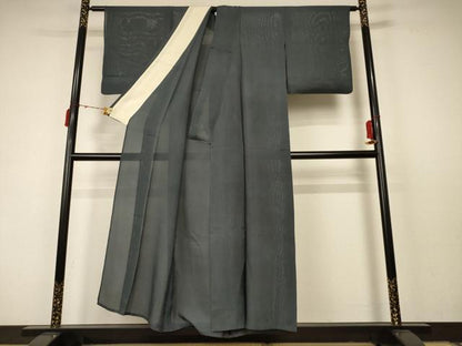 平和屋着物＊夏物 色無地 絽 仙斎茶色 正絹 逸品 AABC6919jd