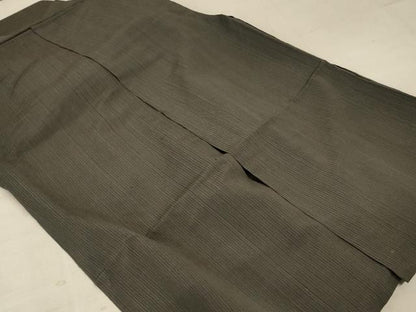平和屋着物＊夏物　男性　行灯袴　縞　正絹　逸品　AABC6930jd