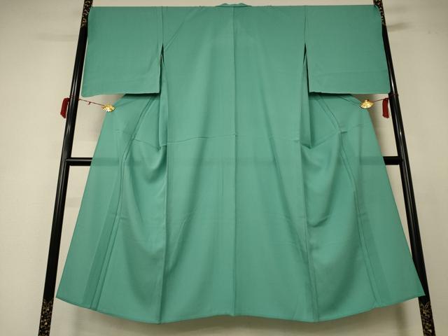 平和屋着物＊夏物 色無地 絽 青磁色 正絹 逸品 未使用 AABC6937jd