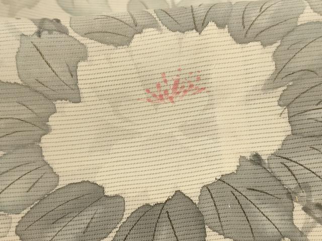 平和屋着物＊夏物 訪問着 絽 手描き 草花文 正絹 逸品 AABC6938jd