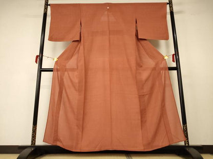平和屋着物＊夏物 江戸小紋 絽 角通し 正絹 逸品 AABC6941jd