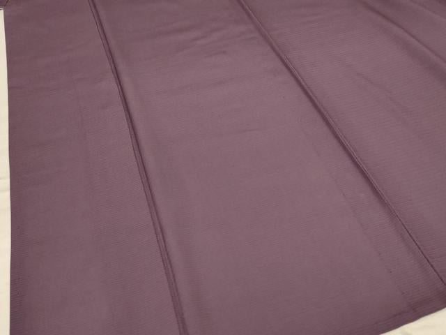 平和屋着物＊夏物 色無地 絽 濃色 正絹 逸品 AABC6944jd