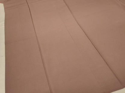 平和屋着物＊夏物 色無地 絽 銀煤竹色 正絹 逸品 AABC6948jd