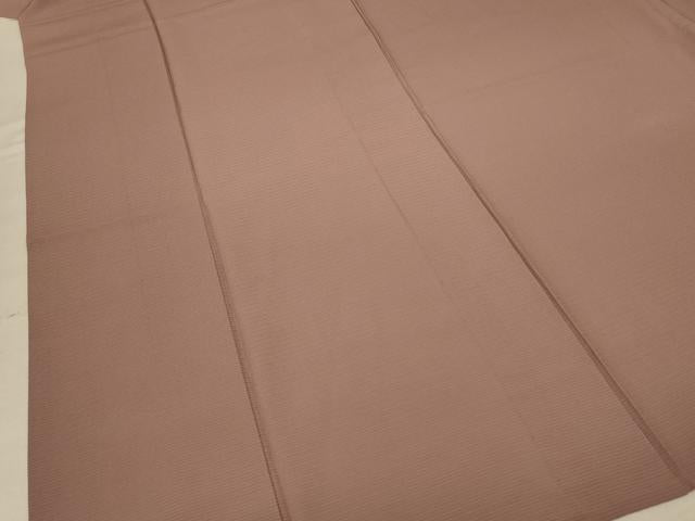 平和屋着物＊夏物 色無地 絽 銀煤竹色 正絹 逸品 AABC6948jd
