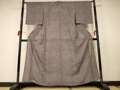 平和屋着物＊夏物 江戸小紋 絽 立波文 正絹 逸品 未使用 AABC6954jd