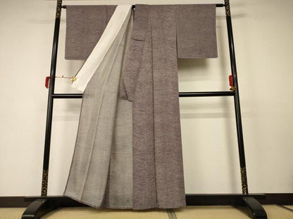 平和屋着物＊夏物 江戸小紋 絽 立波文 正絹 逸品 未使用 AABC6954jd