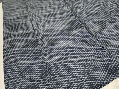 平和屋着物＊夏物 小紋 絽 網目文 正絹 逸品 AABC6955jd