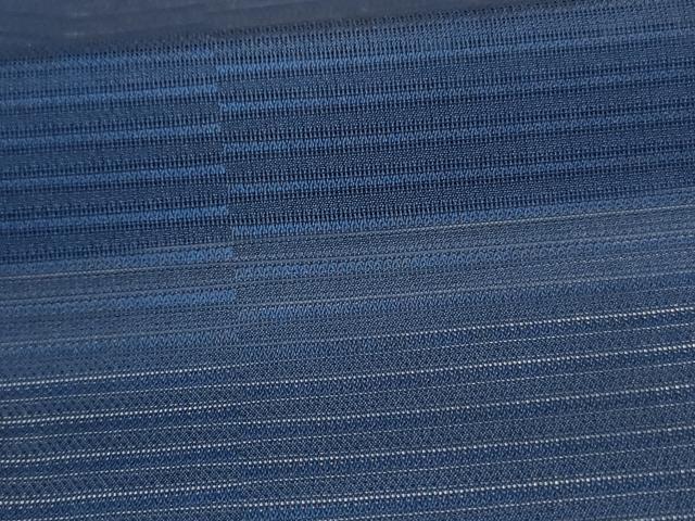 平和屋着物＊夏物 小紋 絽 霞文 暈し染め 正絹 逸品 AABC6956jd