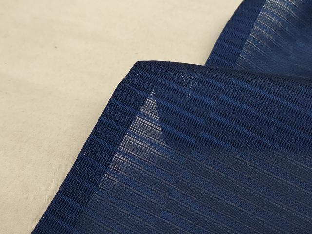 平和屋着物＊夏物 小紋 絽 霞文 暈し染め 正絹 逸品 AABC6956jd