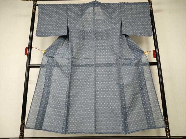 平和屋着物＊夏物　本場琉球絣　夏琉球　正絹　逸品　AABC6959jd