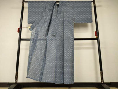 平和屋着物＊夏物　本場琉球絣　夏琉球　正絹　逸品　AABC6959jd