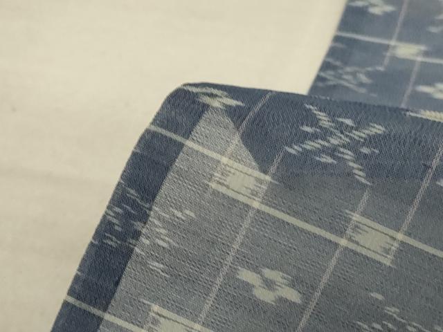 平和屋着物＊夏物　本場琉球絣　夏琉球　正絹　逸品　AABC6959jd