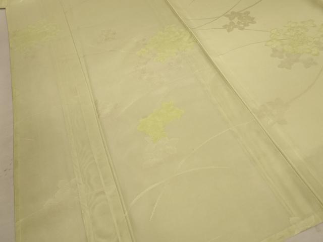 平和屋着物＊夏物 小紋 紗 芝花文 正絹 逸品 AABC6960jd