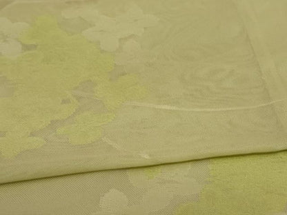 平和屋着物＊夏物 小紋 紗 芝花文 正絹 逸品 AABC6960jd