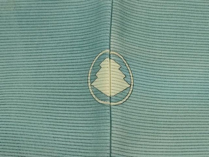 平和屋着物＊夏物 小紋 絽 作家物 霞文 正絹 逸品 AABC6963jd