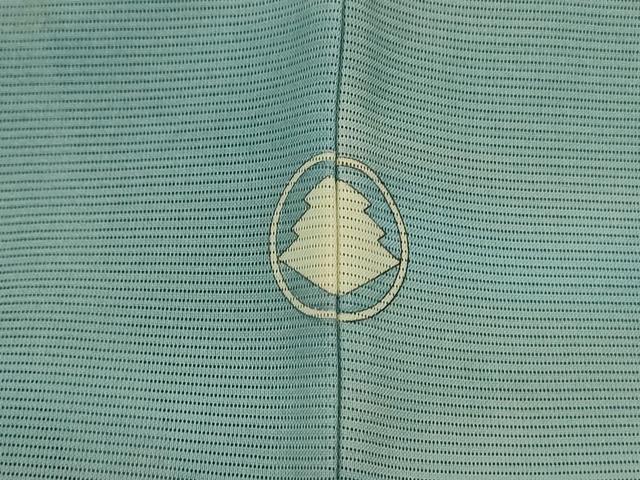 平和屋着物＊夏物 小紋 絽 作家物 霞文 正絹 逸品 AABC6963jd
