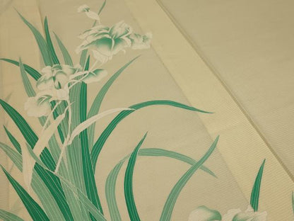 平和屋着物＊夏物 訪問着 絽 草花文 正絹 逸品 AABC6964jd