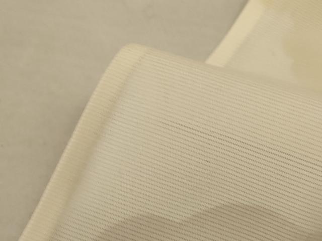 平和屋着物＊夏物 小紋 絽 草花文 金彩 正絹 逸品 AABC6978jd