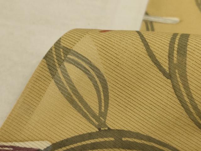 平和屋着物＊夏物 小紋 絽 型染め 花鳥文 正絹 逸品 AABC6979jd