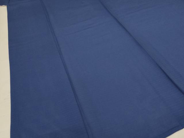 平和屋着物＊夏物 色無地 深縹色 正絹 逸品 AABC6990jd