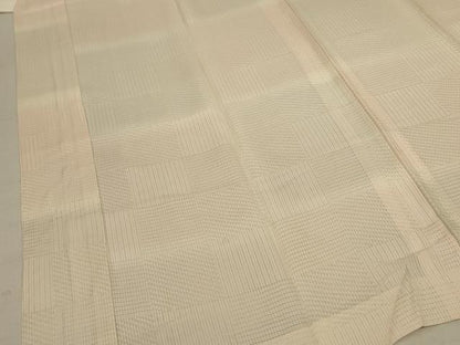 平和屋着物＊夏物　長襦袢　変わり絽　市松文様　正絹　逸品　AABC6995jd