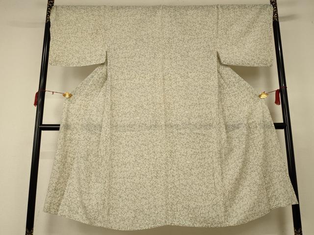 平和屋着物＊夏物 男性 小紋 絽 楓尽くし キングサイズ 正絹 逸品 AABC6996jd