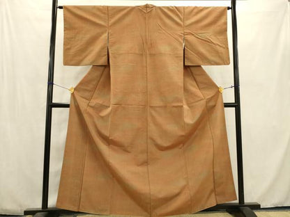 平和屋着物■上質な紬 霞文 正絹 逸品 AABC7291ma