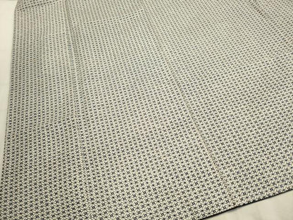 平和屋着物■上質な紬　七宝文　正絹　逸品　AABC7374ma